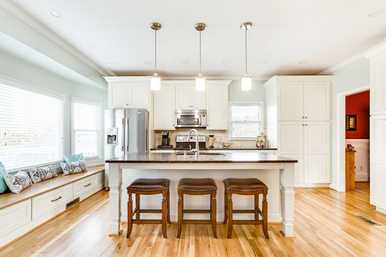 Kitchen with Window Seat