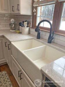 Farmhouse Sink with Subway Tile