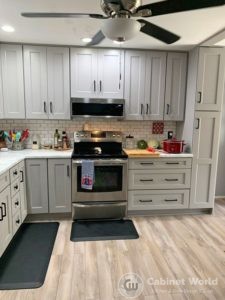 Light Gray Kitchen Cabients