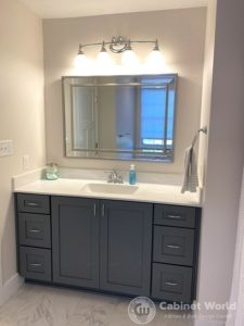 Gray Bathroom Vanity