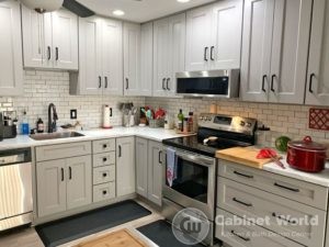 Light Gray Cabinets Kitchen Design