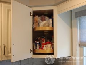 Corner Cabinet Storage Solution