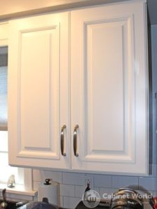 Kitchen Cabinetry with Chrome Handle