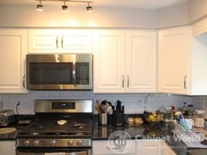 Kitchen Remodel with White Cabinetry