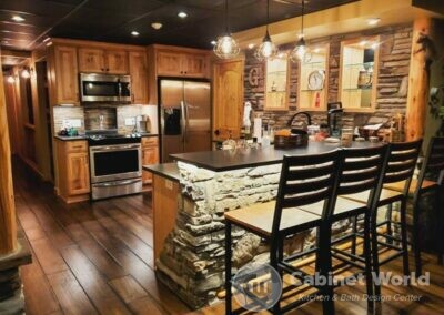 Rustic Kitchen Design in Butler by Mindy Mohney